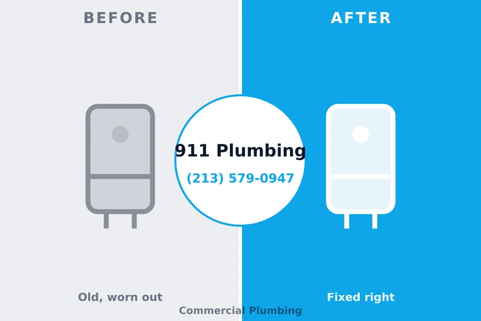 Before and after: plumbing repair Hedwig Village, TX